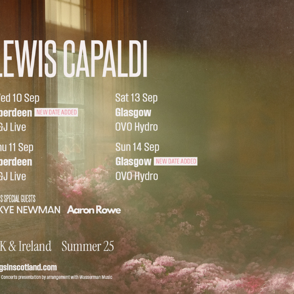 2 x Lewis Capaldi Tickets P&J Live Aberdeen