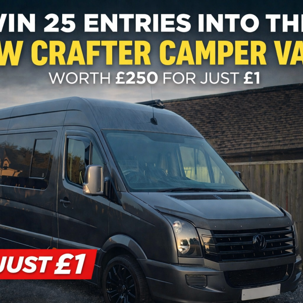 WIN 25 ENTRIES INTO THIS VW CRAFTER CAMPER COMP
