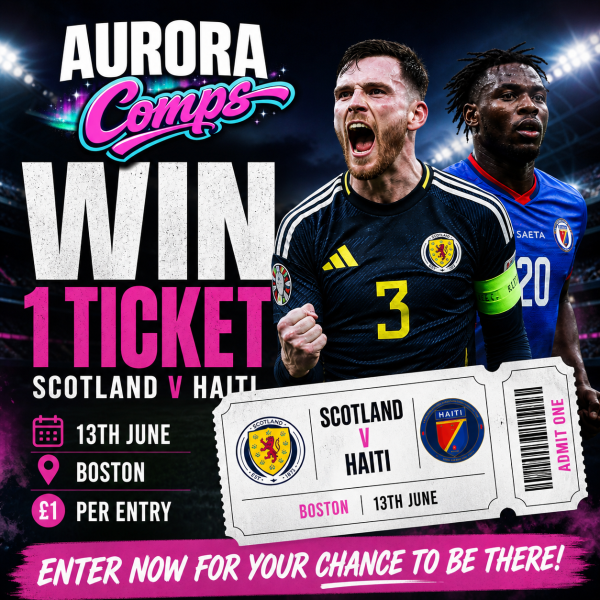 1 WORLD CUP TICKET FOR SCOTLAND V HAITI GAME