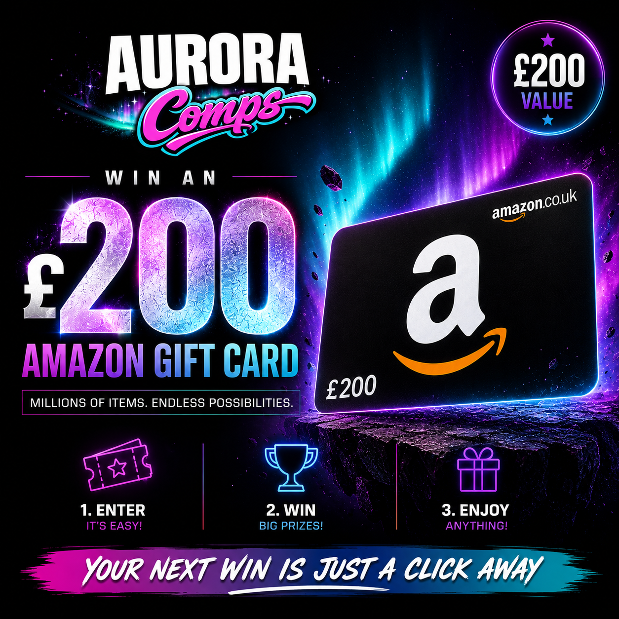 £200 AMAZON GIFT CARD