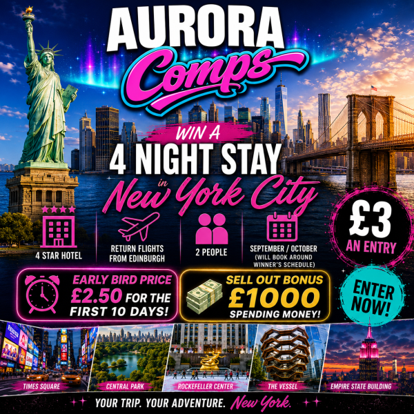 🗽✈️ WIN A 4 NIGHT STAY IN NEW YORK CITY ✈️🗽